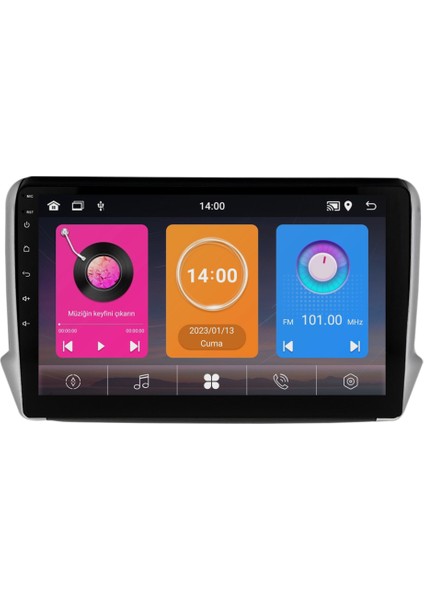 Peugeot 2008 Android Multimedya Sistemi (2013-2021) NV6644K