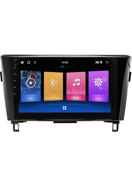 Nissan Qashqai Android Multimedya Sistemi (2014-2020) NV464