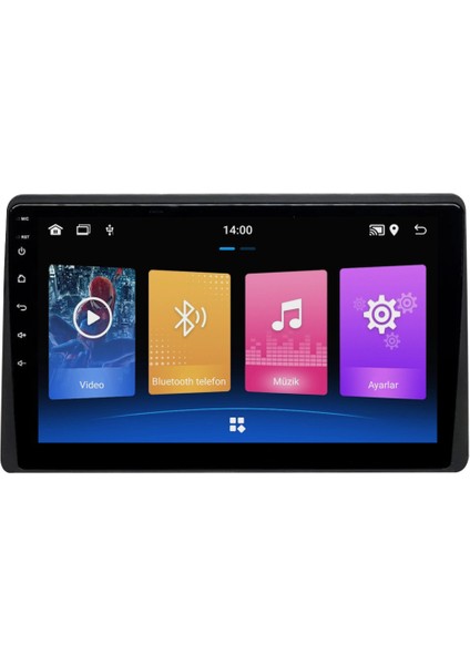Renault Express Android Multimedya Sistemi (2021-2024) 4+64 GB 2k QLED