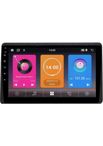 Renault Express Android Multimedya Sistemi (2021-2024) 6+64 GB 4K OLED