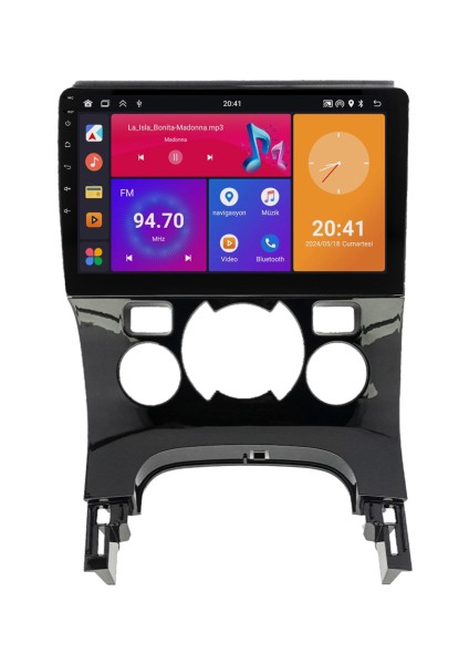 Peugeot 3008 Android Multimedya Sistemi (2009-2016) Dijital Klima NV664