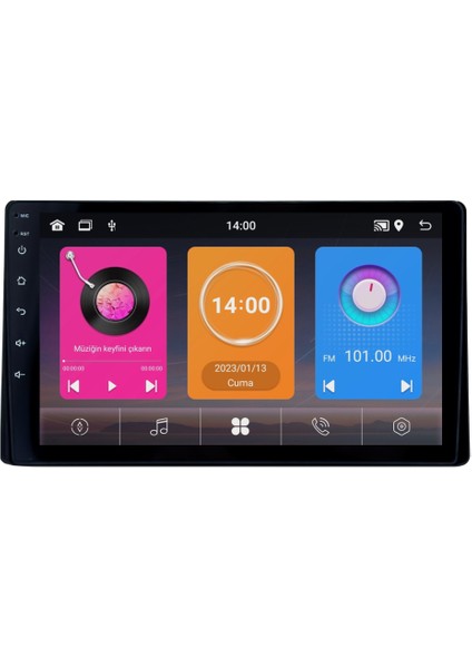 Toyota Corolla Android Multimedya Sistemi (2016-2019) NV6644K