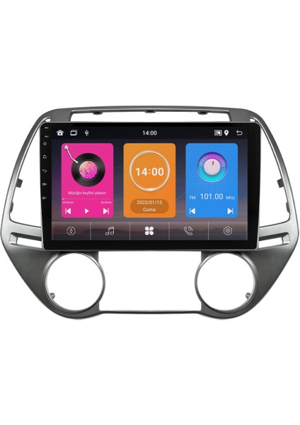 Hyundai I20 Android Multimedya Sistemi (2008-2012) 6+64 GB 4K OLED