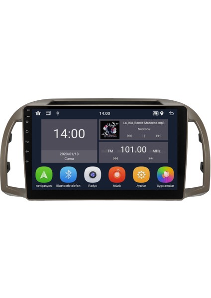 Nissan Micra Android Multimedya Sistemi (2002-2010) 4+64 GB