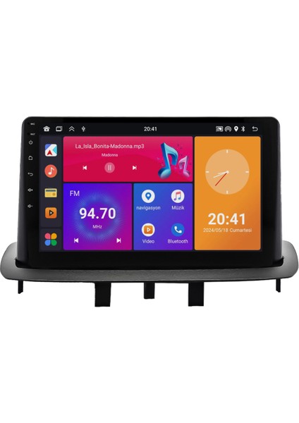 Renault Megane 3 Android Multimedya Sistemi (2010-2015) 6+64 GB