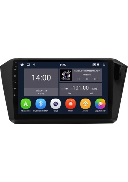 Volkswagen Passat B8 Android Multimedya Sistemi (2015-2023) 4+64 GB