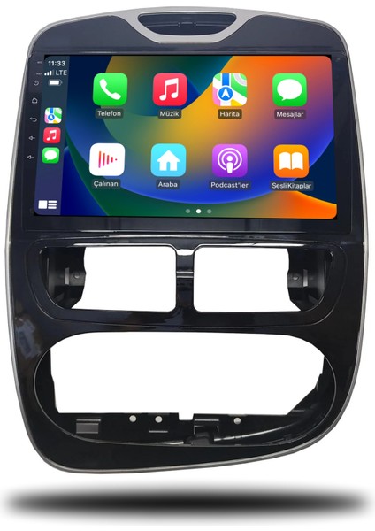 Renault Clio 4 2013-2015 4+64 GB Android Carplay Multimedya Sistemi