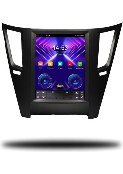 Subaru Legacy Tesla 2010-2014 Android Carplay Multimedya Sistemi