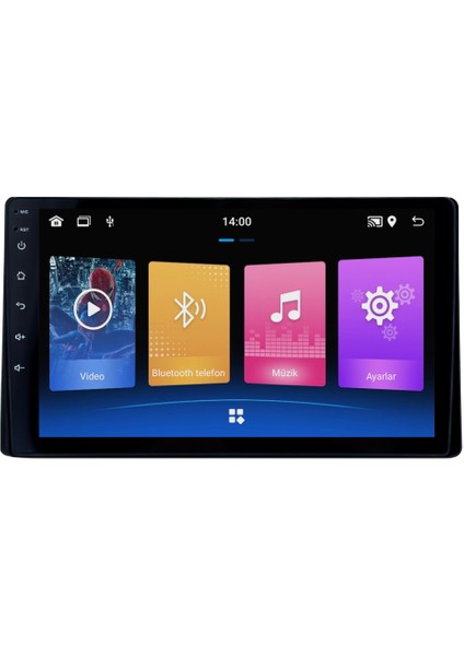 Toyota Corolla Android Multimedya Sistemi (2016-2019) 4+64 GB 2k QLED