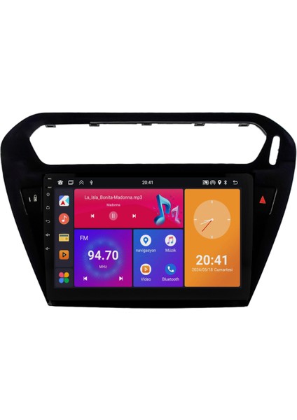 Citroen C-Elysee Android Multimedya Sistemi (2012-2024) NV664