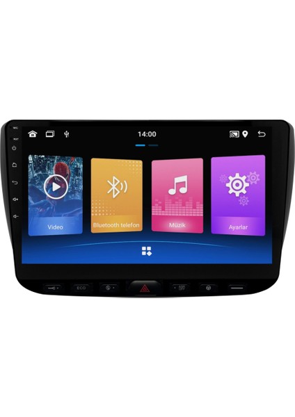 Fiat Punto Urban Android Multimedya Sistemi (2012-2018) 4+64 GB 2k QLED