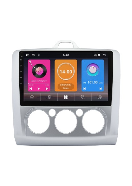 Ford Focus 2 Android Multimedya (2006-2011) Manuel Klima 6+64 GB 4K OLED