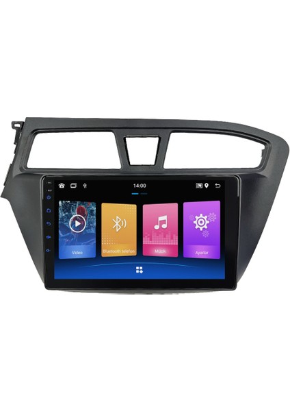 Hyundai I20 Android Multimedya Sistemi (2015-2017) 4+64 GB 2k QLED