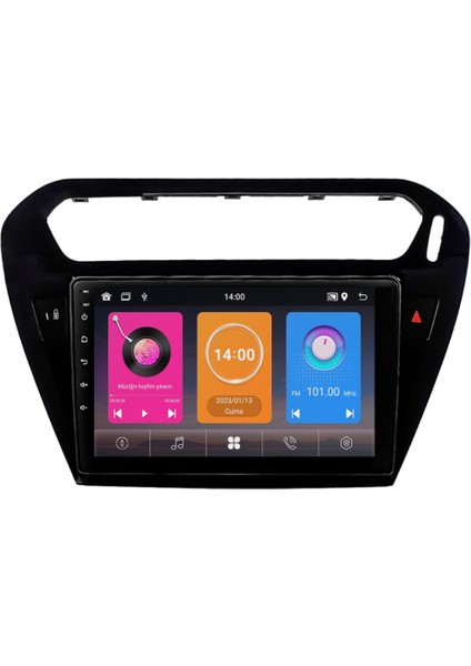 Citroen C-Elysee Android Multimedya Sistemi (2012-2024) 6+64 GB 4K OLED