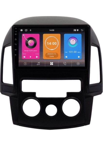 Hyundai I30 Android Multimedya Sistemi (2008-2011) Dijital Klima NV6644K