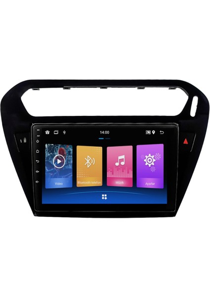 Peugeot 301 Android Multimedya Sistemi (2012-2024) 4+64 GB 2k QLED