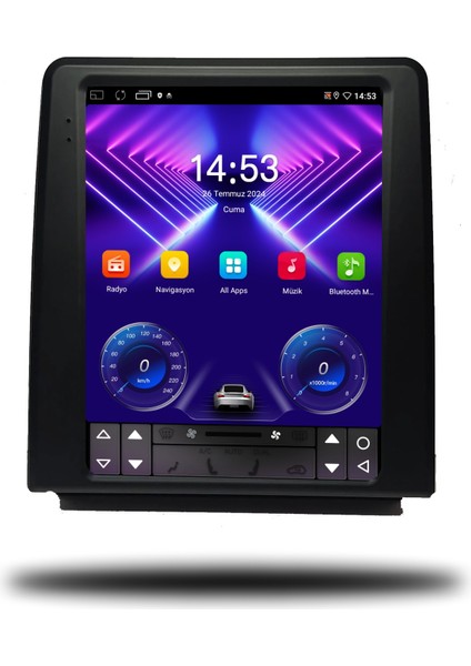 Renault Clio 5 Tesla 2019-2022 Premium Ekran Android Carplay Multimedya Sistemi Wİ-Fİ (Yazılımsal)