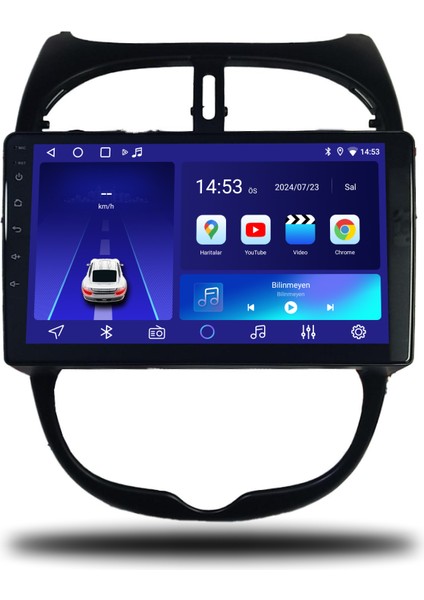 Peugeot 206 1999-2011 NV432 Android Carplay Multimedya Sistemi