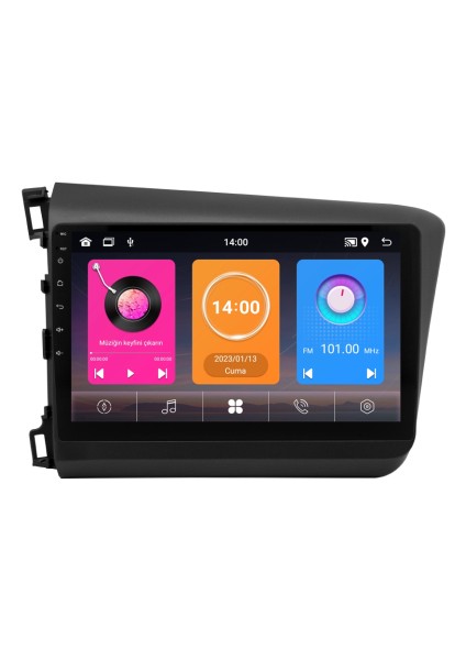 Honda Civic Fb7 Android Multimedya Sistemi (2012-2016) 6+64 GB 4K OLED