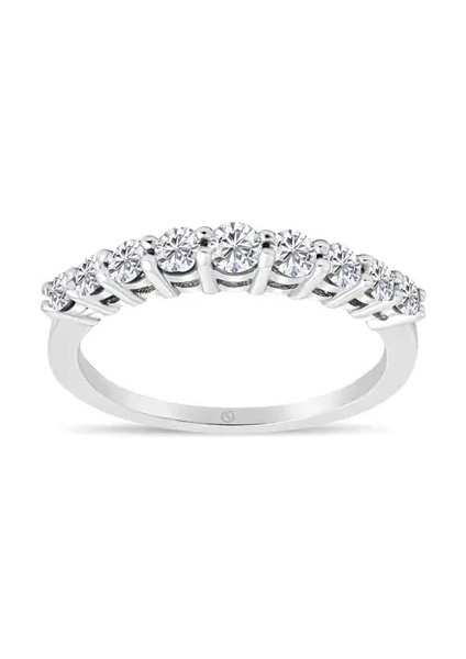 0,56 Ct Pırlanta Yarımtur Yüzük