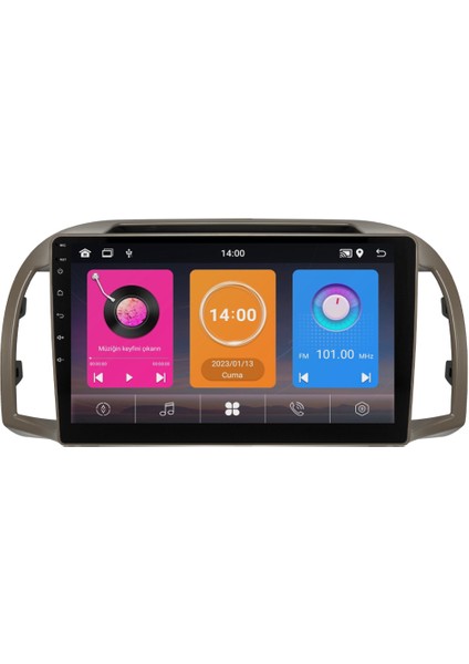 Nissan Micra Android Multimedya Sistemi (2002-2010) 6+64 GB 4K OLED