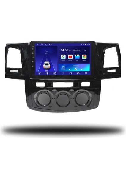 Toyota Hilux 2005-2008 Manuel Klima NV432 Android Carplay Multimedya Sistemi