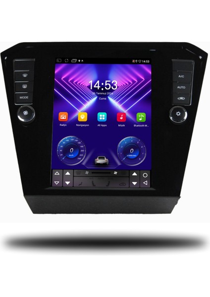 Volkswagen Passat B8 Tesla 2015-2022 4K OLED Android Carplay Multimedya Sistemi