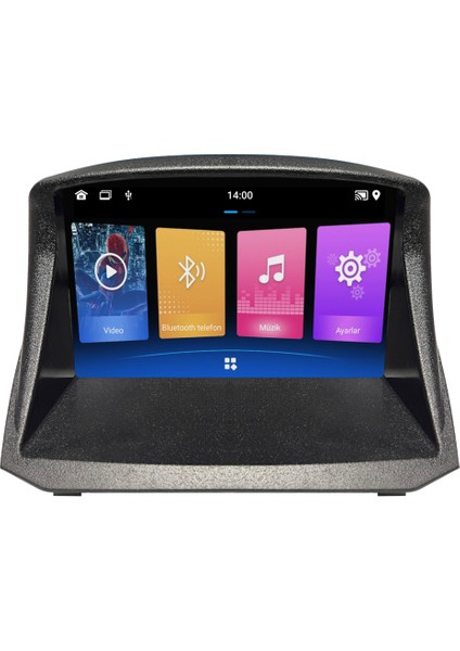 Ford Fiesta Android Multimedya Sistemi (2013-2017) 4+64 GB 2k QLED