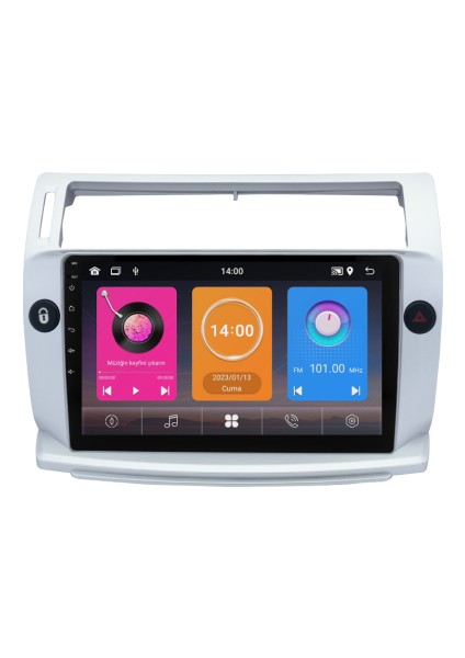 Citroen C4 Android Multimedya Sistemi (2005-2011) 6+64 GB 4K OLED