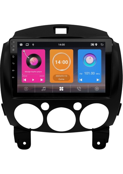 Mazda 2 Android Multimedya Sistemi (2008-2011) 6+64 GB 4K OLED