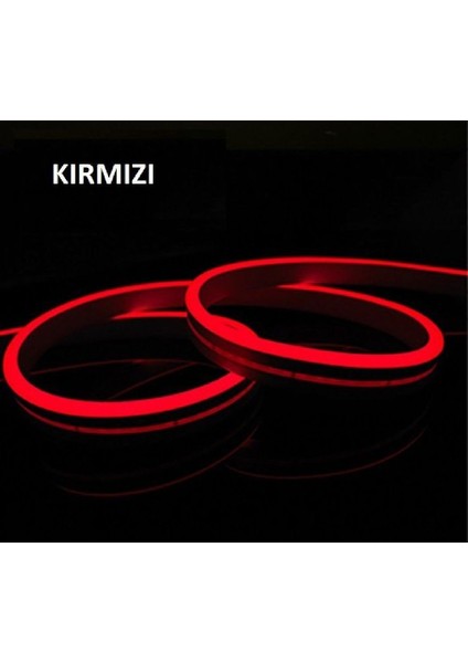 CT-4455 12V Kirmizi Neon LED Hortum 50MT