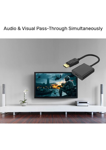 CA-4551 Displayport To HDMI Dönüştürücü Adaptör fırsatları