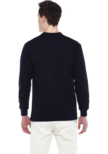 Polo Yaka Lacivert Sweatshirt modelleri