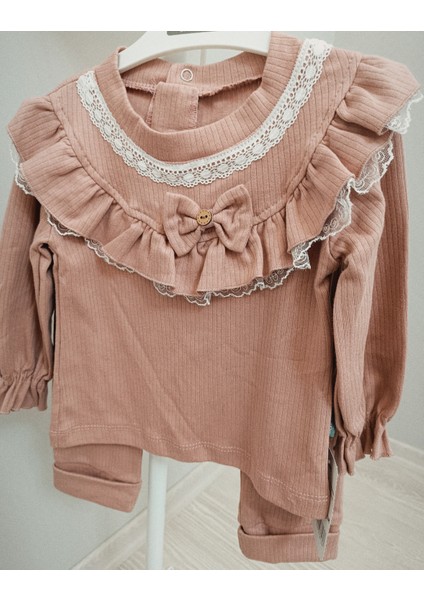 Kız Bebek Elbisesi Fırfırlı koyu pembe fırsatları