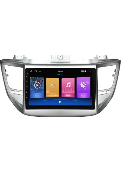 Hyundai Tucson Android Multimedya Sistemi (2015-2018) 4+64 GB 2k QLED