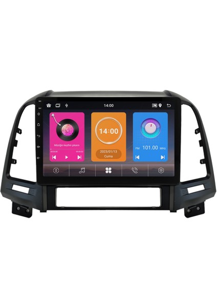 Hyundai Santa Fe Android Multimedya Sistemi (2006-2012) NV6644K