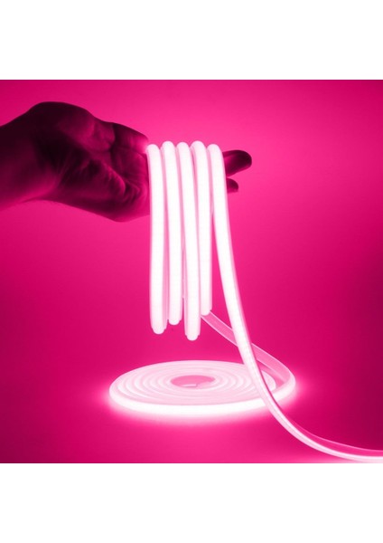 CT-4455 12V Pembe Neon LED Hortum 50MT