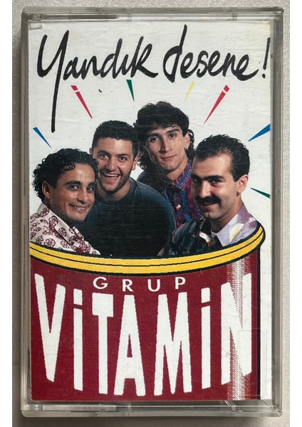 Grup Vitamin Yandık Desene Kaset (Orijinal Dönem Baskı Kaset)