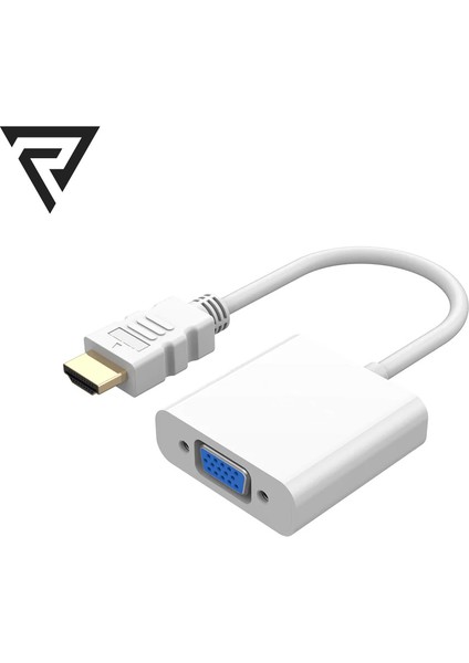 CA-4553 Beyaz HDMI To VGA Dönüştürücü Adaptör