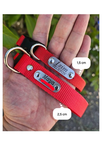 Ayarlanabilir Yavru, Mini ve Orta Irk Köpek Tasması, Köpek Tasma ve Künyesi, Sağlam Köpek Tasması 1,5cm fiyatları