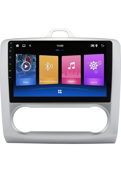 Ford Focus 2 Android Multimedya Sistemi (2006-2011) Dijital Klima 4+64 GB