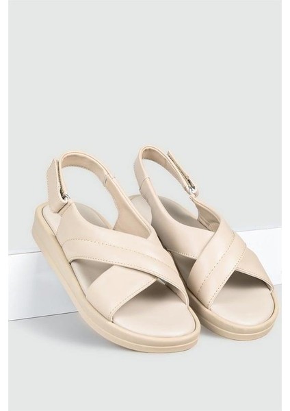 Ceyo 9986-3 Ortopedik Memory Foam Çapraz Kadın Sandalet