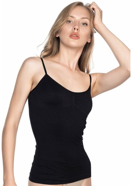 Siyah Hediye Çantam 5011 Soft Ripli Atlet modelleri
