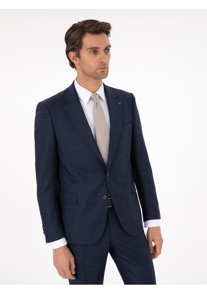 Erkek Lacivert Slim Fit Takım Elbise 50291066-VR033 modelleri