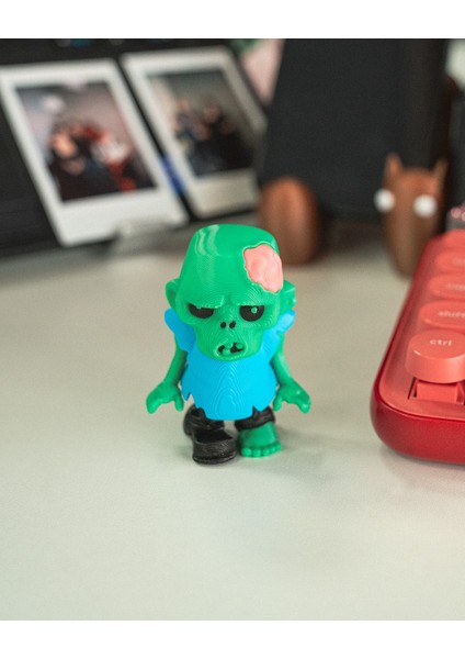 Zombi Anahtarlık - 3D Baskı Eğlenceli ve Korkutucu Katman modelleri