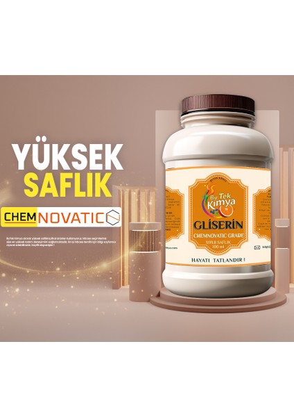 Gliserin 100ml %99.8 Saflık Oranı