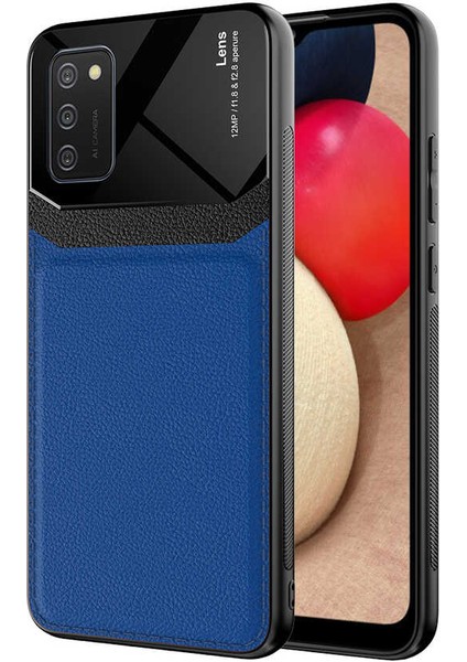 Galaxy A02S Kılıf ​zore Emiks Kapak-Lacivert