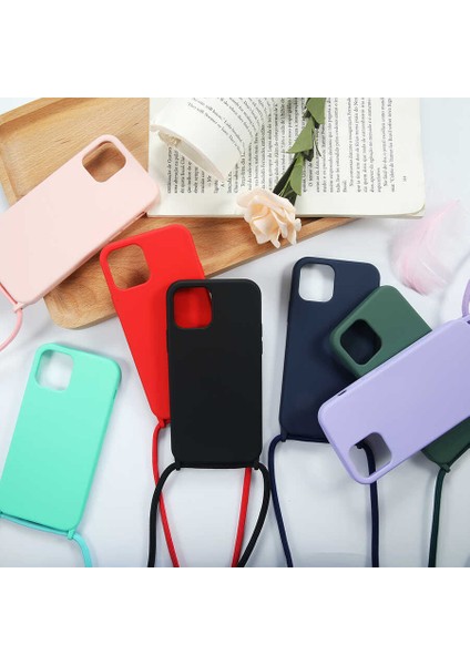Apple iPhone 12 Kılıf Zore Ropi Kapak-Pembe Açık