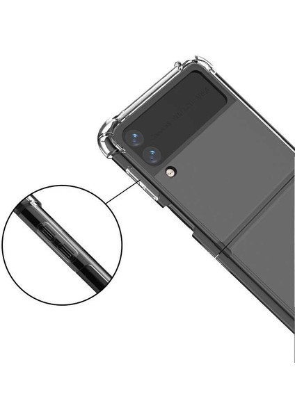 Galaxy Z Flip 3 Kılıf Nitro Anti Shock Silikon-Renksiz