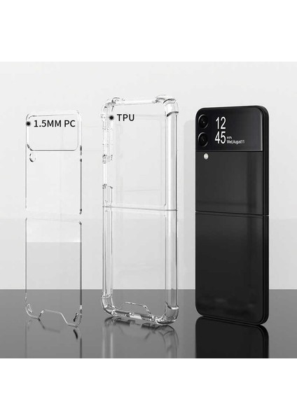 Galaxy Z Flip 3 Kılıf Nitro Anti Shock Silikon-Renksiz